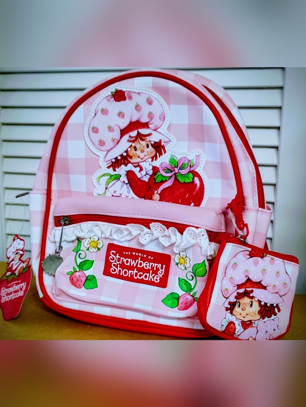 The World of Strawberry Shortcake Pink Red Mini Backpack